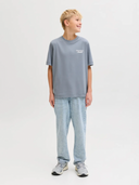 JORNORREBRO TYPO TEE SS CREW NECK SN JNR  - TRADEWINDS
