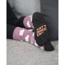 ULLSOKK M/FROTESÅLE BARN FIOL