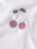 NKFLANICA SS NREG TOP - BRIGHT WHITE