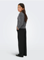 KOGPIUMO GLITTER L/S O- NECK KNIT BLACK
