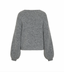 VIMARLEY L/S KNIT PULLOVER - MEDIUM GREY MELANGE