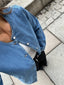 VIREBA L/S O-NECK DENIM JACKET LIGHT BLUE DENIM