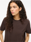 VINORA  S/S T-SHIRT - COFFEE BEAN