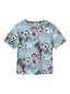 NMMJUBI PAW NREG SS TOP DUSTY BLUE