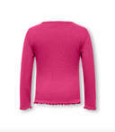 KMGTRINNY LIFE SLD LS ONECK TOP - MAGENTA