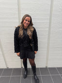 VIROSIE L/S CARDIGAN BLACK BEAUTY