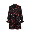 VICLO ROSE LS SHIRT DRESS - BLACK BEAUTY