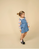 KMGCILLE SHORT SPENCER DRESS DNM MEDIUM BLUE DENIM
