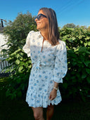 VIELLA MIA HW SHORT SKIRT/LN KENTUCKY BLUE/MIA