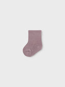 NBFWAKTA WO/VI 2P SOCK PURPLE DOVE