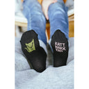 ULLSOKK 3PK MED MØNSTER - NATT