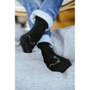 ULLSOKK 3PK MED MØNSTER - NATT