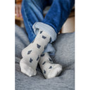 ULLSOKK 3PK MED MØNSTER - NATT