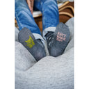 ULLSOKK 3PK MED MØNSTER - NATT