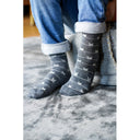 ULLSOKK 3PK MED MØNSTER - NATT