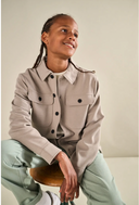 OSJNEW KODYL OVERSHIRT SWEAT - VINTAGE KHAKI