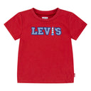 LVB LOGO CHAMBRAY APPLIQUE TEE RED