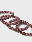 NKFACC-ARISE 4P HAIRELASTIC PURPLE DOVE/GLITTER