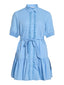VICORLY 2/4 SHORT SHIRT DRESS BLISSFUL BLUE