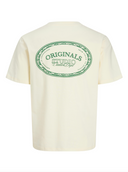 JORGREENE BRANDING TEE JNR - ANTIQUE WHITE