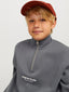 JORVESTERBRO SWEAT QUARTER ZIP  IRON GATE