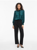 VILUTTO L/S FRILL SHIRT - PONDEROSA PINE