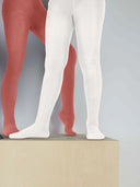 NKNPANTYHOSE RIB 2P WHITE ALYSSUM