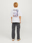 JORBROOKLYN GRAPHIC BACK TEE SS BRIGHT WHITE