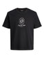 JORDIA GRAPHIC FRONT TEE SS CREW JNR BLACK