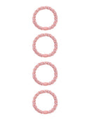 NKFACC-ARISE 4P HAIRELASTIC CAMEO PINK/GLITTER