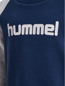 HMLMINI REG BASE SWEAT SET - DRESS BLUES