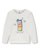 KMGKITA REG L/S SHAKE TOP - CLOUD DANCER