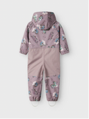 NMFALFA08 SOFTSHELL SUIT UNICORN PURPLE DOVE