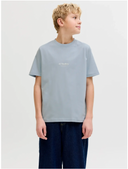 JJESOHO TEE SS CREW NECK JNR - CELESTIAL BLUE