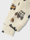 NBMWANG WOOL NEEDLE LONGJOHN SNOW WHITE