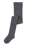 NMMWAKMA WOOL RIB  PANTYHOSE - IRON GATE