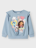 NMFJYLA GABBY SWEAT UNB - SKY DUSTY BLUE