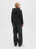 JJARI BRANDING SWEAT HOOD JNR - BLACK