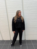 VIROSIE L/S CARDIGAN BLACK BEAUTY