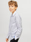 JJAXEL PRINT SHIRT JNR WHITE