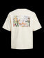 JORBROOKLYN GRAPHIC BACK TEE SS  BUTTERCREAM
