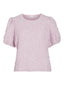 VISOPHIA O-NECK 2/4 TOP/DC WINSOME ORCHID
