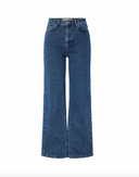 YASROSIE HW DENIM JEANS - MEDIUM BLUE DENIM