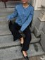 VIREBA L/S O-NECK DENIM JACKET LIGHT BLUE DENIM