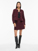 VIFROST CORDUROY A-LINE HW SKIRT - FIG
