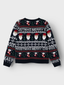 NKNRASTOKKE LS KNIT DARK SAPPHIRE