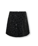 KOGNANNA SEQUIN DETAIL SKIRT TLR KIDS - BLACK