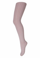 COTTON RIB TIGHTS ROSE DUST