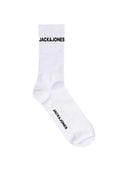 JACBASIC LOGO TENNISSOCK 5 PACK - WHITE