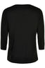 NINA T-SHIRT 3/4 SLEEVE BLACK